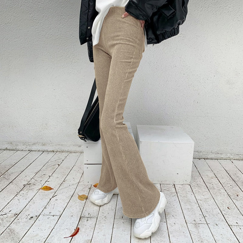 Corduroy Flare Pants