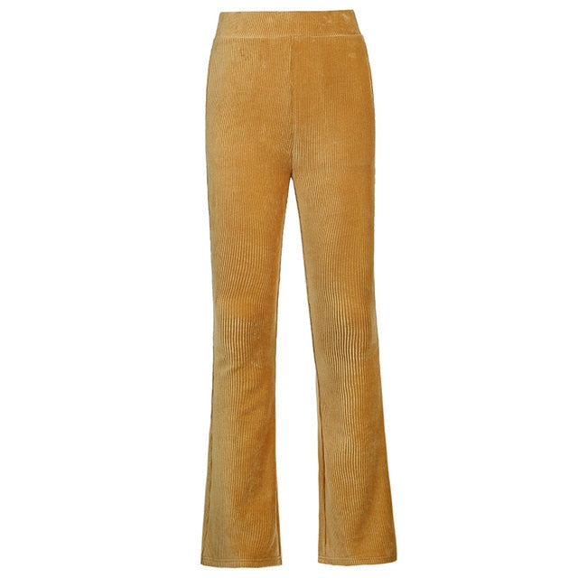 Corduroy Flare Pants