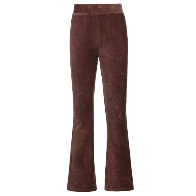 Corduroy Flare Pants